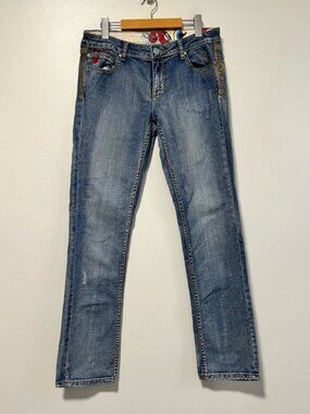 Pepe Jeans Light Blue Straight Leg Denim